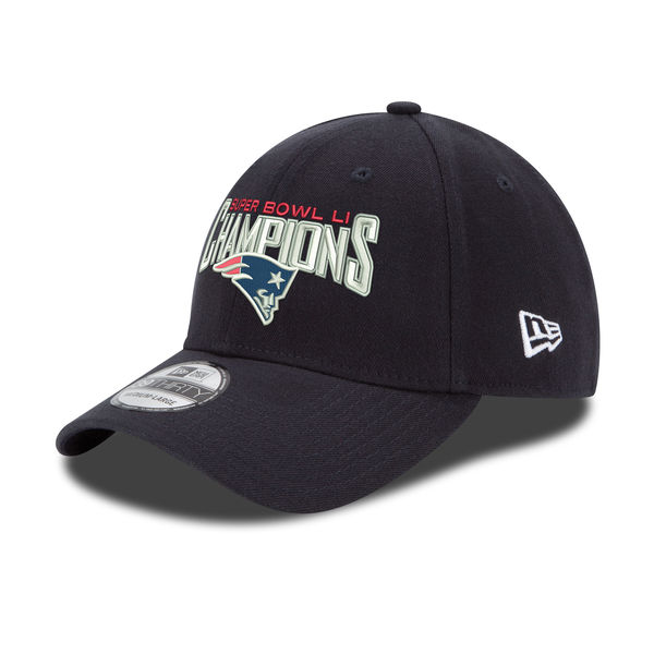New England Patriots New Era Super Bowl LI Champions 39THIRTY Flex Hat - Navy